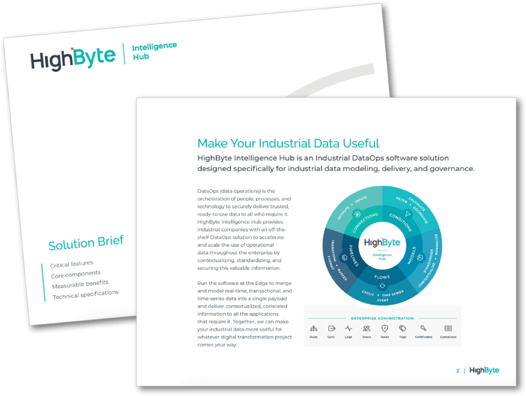 HighByte Intelligence Hub Solution Brief