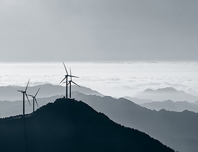Smart Factory og fremtidens energi headerbilde: vindmøller