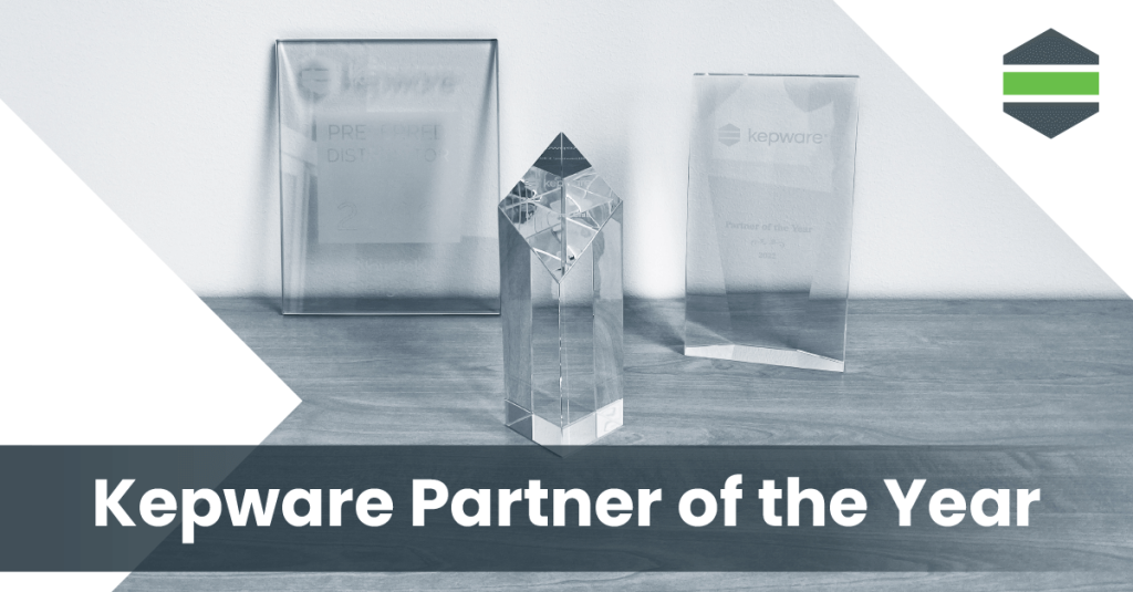 Trofé: Novotek er kåret til årets partner av Kepware