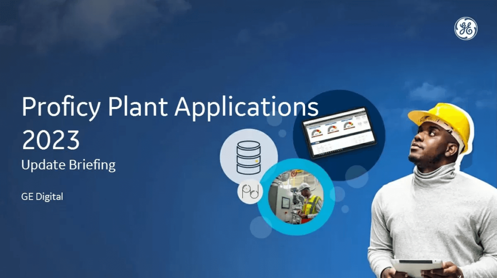 Proficy Plant Applications 2023